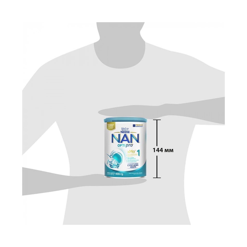 Дитяча суміш Nestle NAN 1 Optipro 2'FL +0 міс. 400 г (7613032024918)