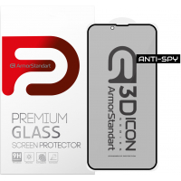 Скло захисне Armorstandart Icon 3D Anti-spy для Apple iPhone 13/13 Pro Black (ARM60980)
