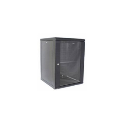 Wall cabinet Hypernet 15U 19" 600x450 (WMNC-15U-FLAT-AC- BLACK)