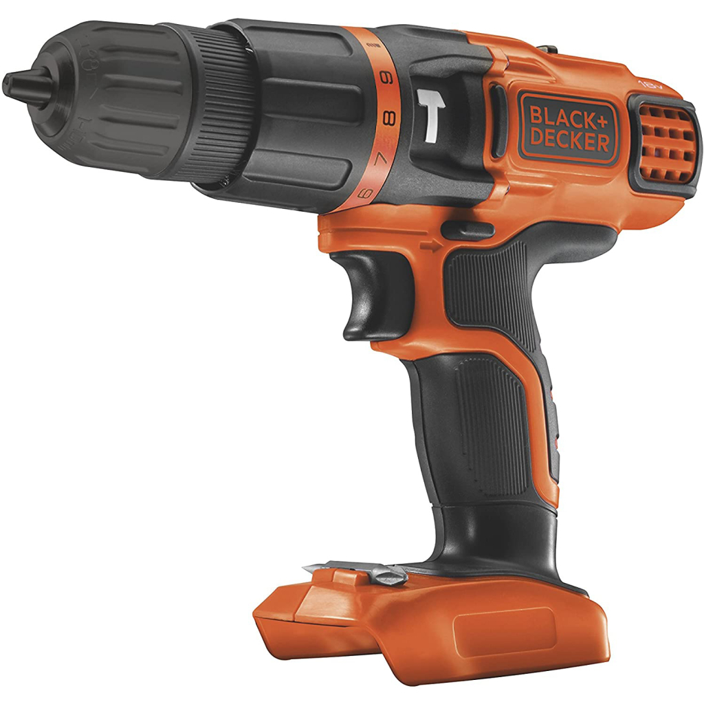 Шуруповерт Black&Decker 18 В, 28 Нм (без АКБ та ЗП) (BDCH188N)