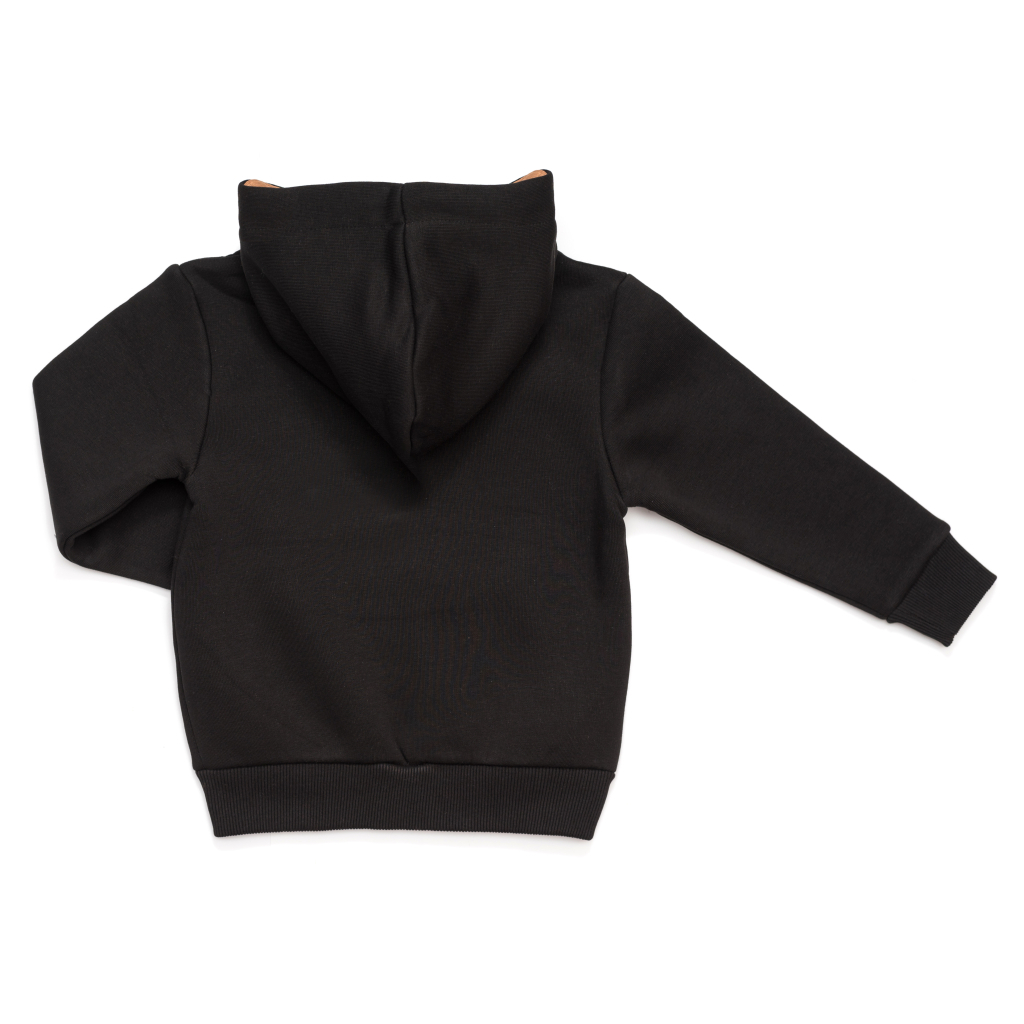Кофта дитяча Cloise худи флісова (CL0125001-116-black)
