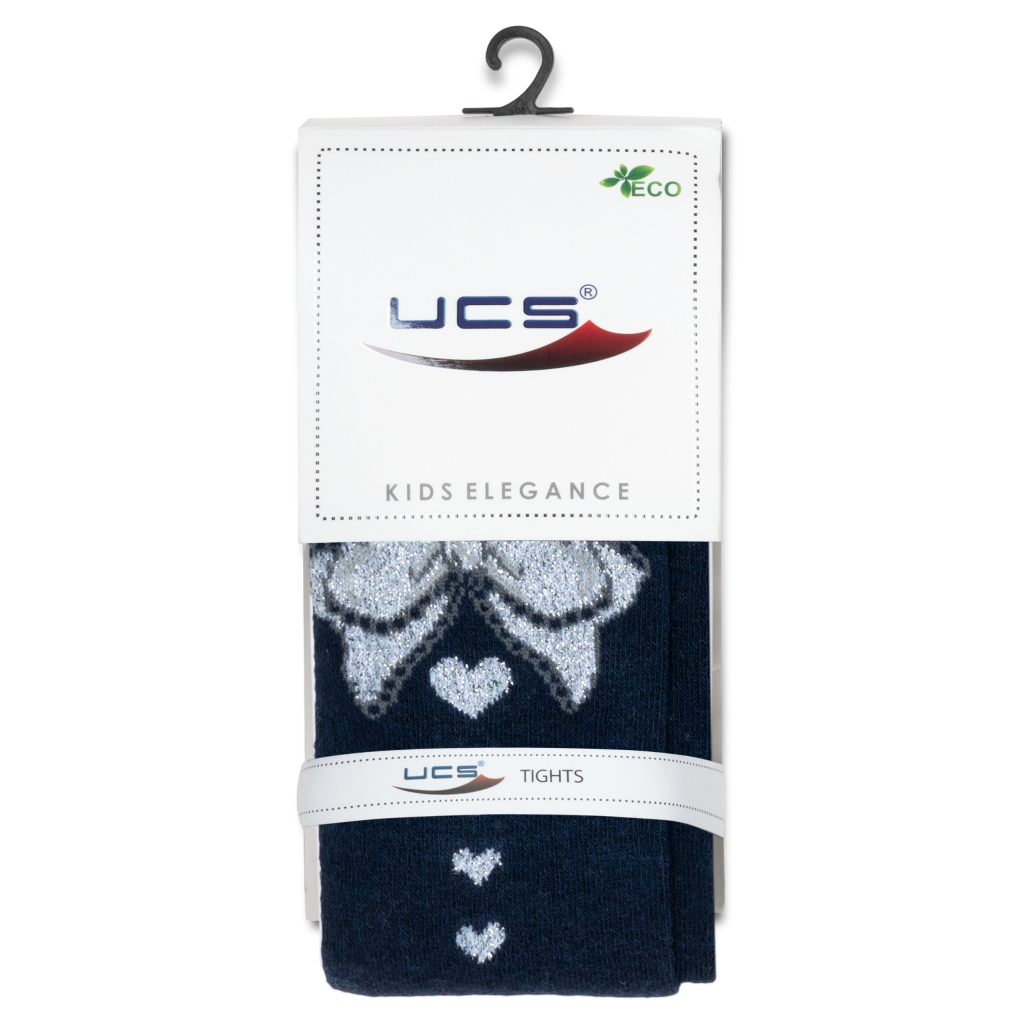 Колготки дитячі UCS Socks з бантом (M0C0301-2192-5G-blue)