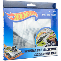 Підкладка настільна Kite силіконова розмальовка Hot Wheels, 30х40см (HW22-424)