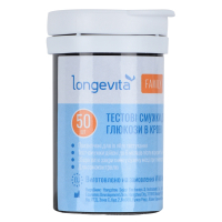 Тест-смужки для глюкометра Longevita Family 50 шт. (6806077)