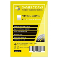 Протектор для карт Games 7 Days 41 х 63 мм, Mini USA, 50 шт (PREMIUM) (GSD-024163)