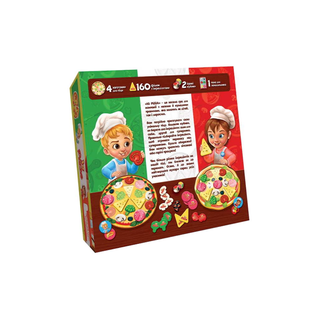 Настільна гра Danko Toys IQ Pizza, українська (G-IP-01U) Настільна гра Danko Toys IQ Pizza, українська (G-IP-01U)