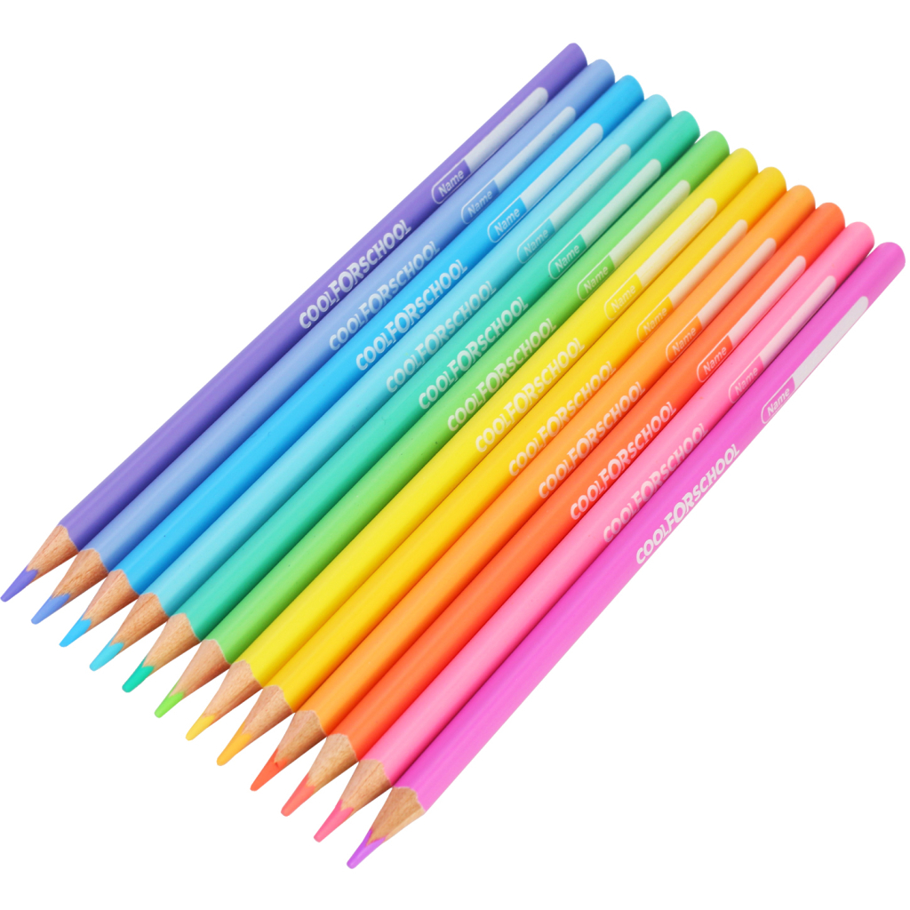 Олівці кольорові Cool For School Pastel Преміум 12 кольорів (CF15184) Олівці кольорові Cool For School Pastel Преміум 12 кольорів (CF15184)