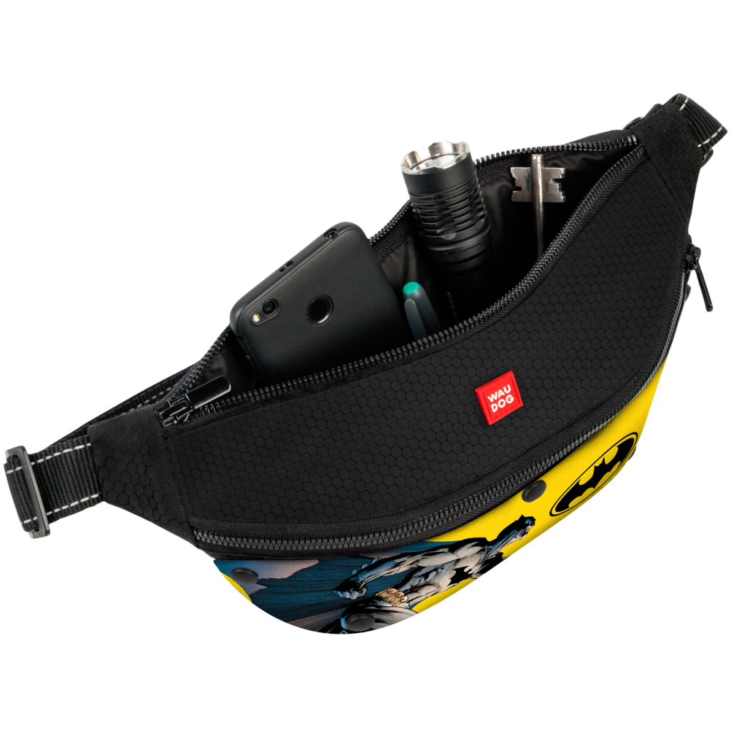 Поясна сумка-бананка для собак WAUDOG Family "Бетмен 1" 33х17х10 см (1533-0150)