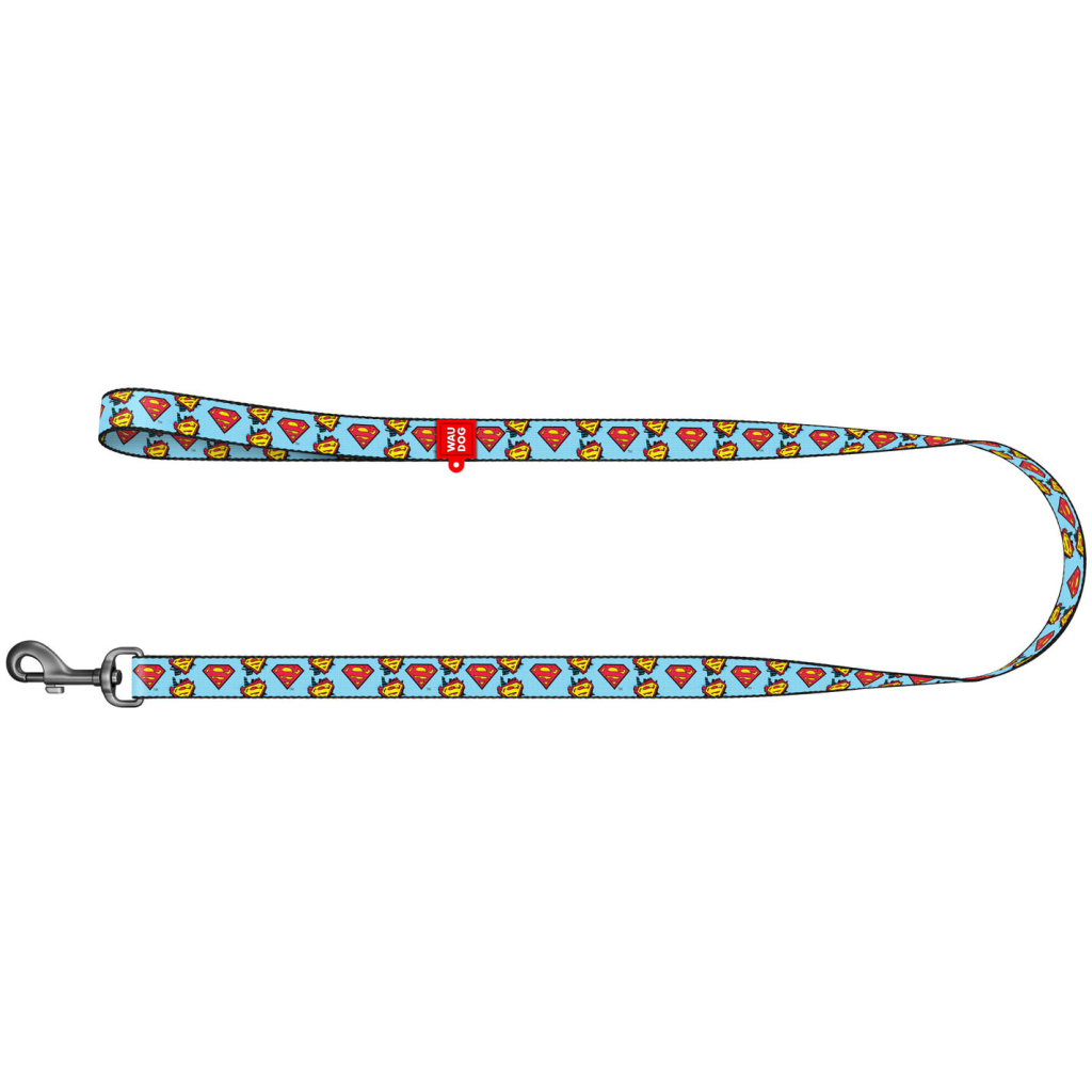 Повідець для собак WAUDOG Nylon "Супермен" L Ш 25 мм (0125-2005)