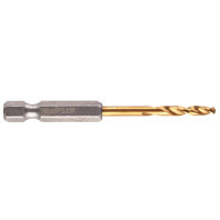 Milwaukee metal drill RedHEX HSS-G TiN. 3.3 mm, 2pcs (4932471089)