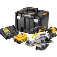 Circular saw DeWALT 18V XR Li-lon, 2x5Ah, disc 165x20 mm, 2.8 kg, TSTAK (without battery and charger) (DCS565P2)