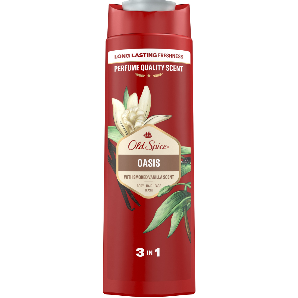 Гель для душу Old Spice 3-в-1 Oasis 400 мл (8006540838761)