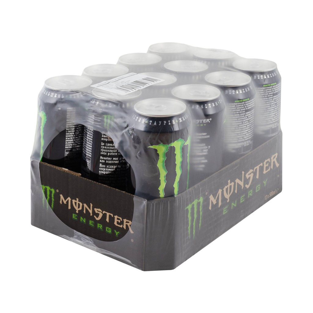 Енергетичний напій Monster Energy Безалкогольний сильногазований 500 мл (5060166695415)