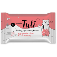 Toilet paper Luba Tuli Moistened for children Strawberry 50 pcs. (5903968220457)