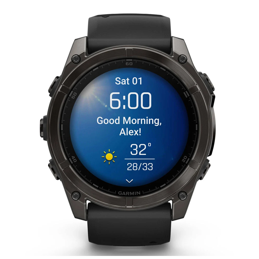 Смарт-годинник Garmin fenix 8 51mm,AMOLED,Saph,CrbnGryTi/Blk,Blk/PebbleGryBnd (010-02905-21)