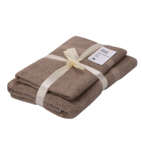 ARDESTO towel set of terry Splendid 50x90 cm, 70x140 cm, 2 pcs, 100% cotton, beige (ART2359BE)