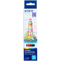 Colored pencils Kite Classic 6 colors (K-050)