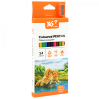 Colored pencils Yes Orange Line 24 colors with sharpener (290754)