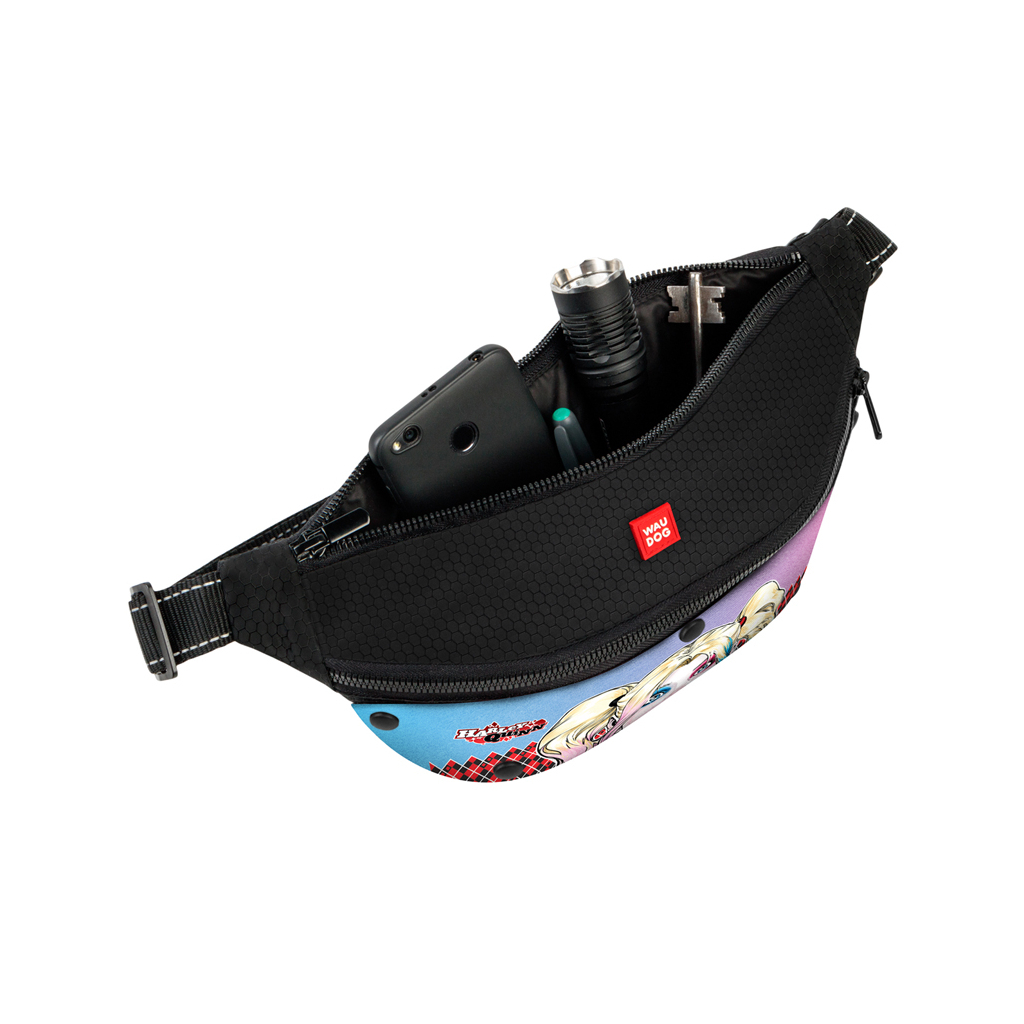 Поясна сумка-бананка для собак WAUDOG Family "Харлі Квін" 33х17х10 см (1533-0153)