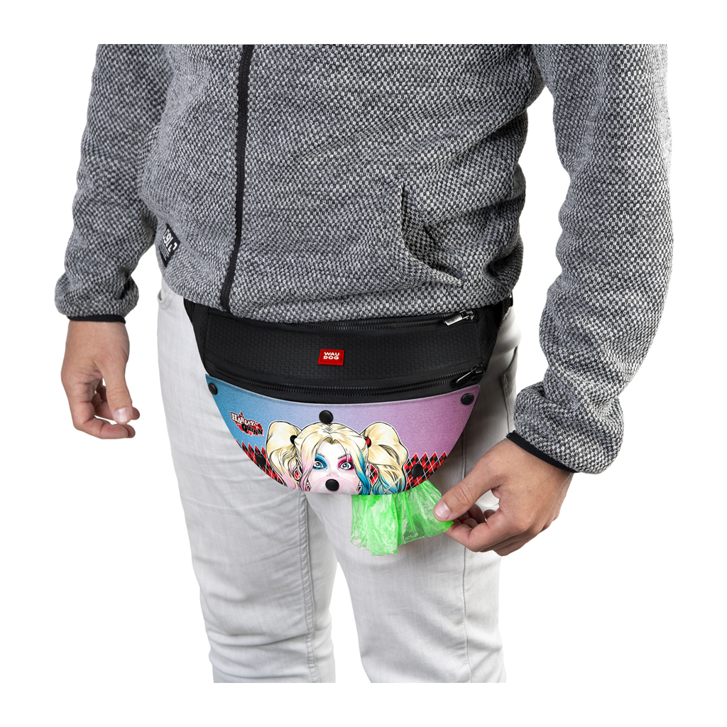 Поясна сумка-бананка для собак WAUDOG Family "Харлі Квін" 33х17х10 см (1533-0153)