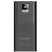 Батарея універсальна Sigma X-power SI50A6QLX 50000mAh, PD/100W, LED, cable 100w, black (4827798741313)