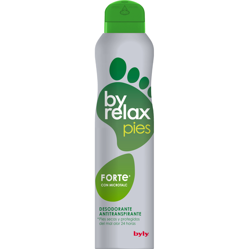 Антиперспірант Byly Для ніг Byrelax Forte Захист 24 години З мікротальком від поту та запаху 200 мл (8411104005471)