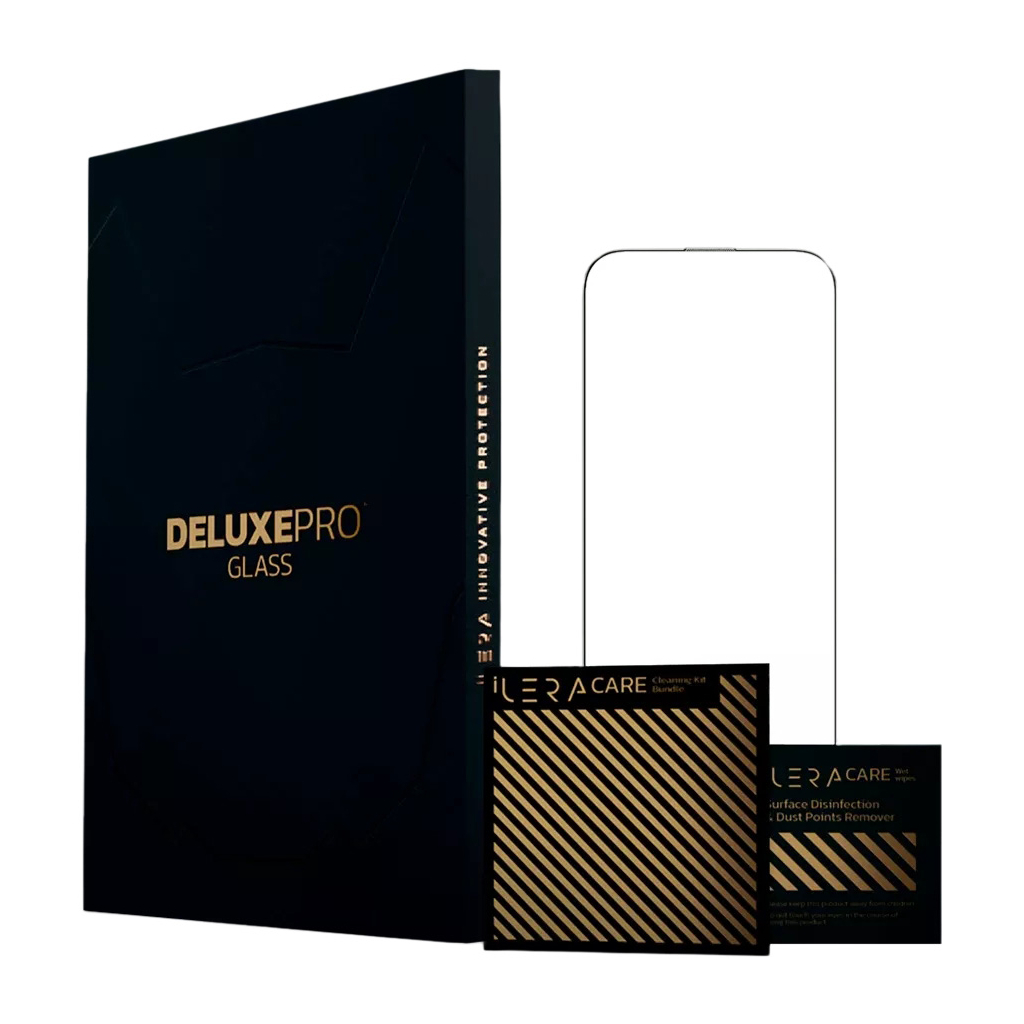 Скло захисне iLera DeLuxe Original Glass iPhone 16 Plus | 15 Plus (ILFCDL16PL)