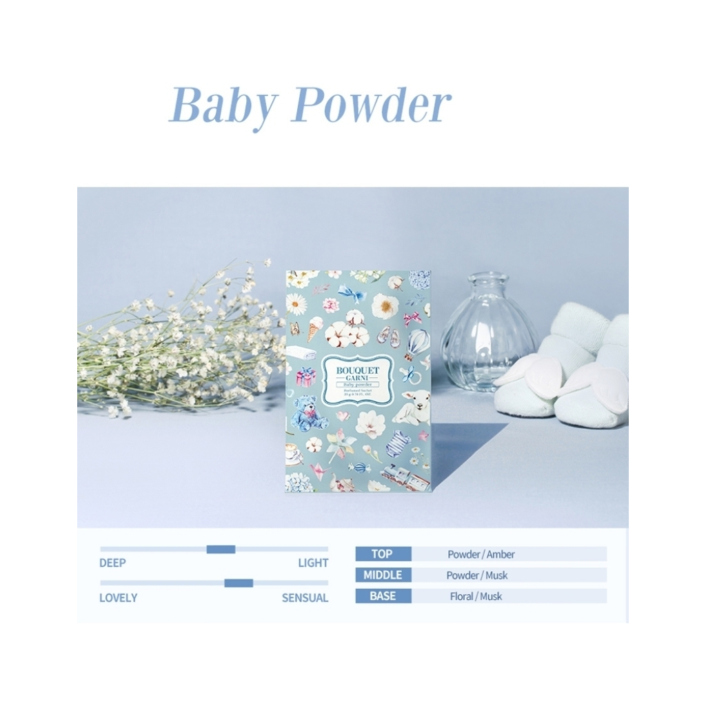 Ароматичне саше Bouquet Garni Baby Powder 8 шт (8809851341773)