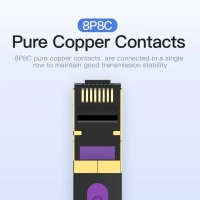Патч-корд 0.5м, FTP cat 7 RJ-45 black Vention (ICABD)