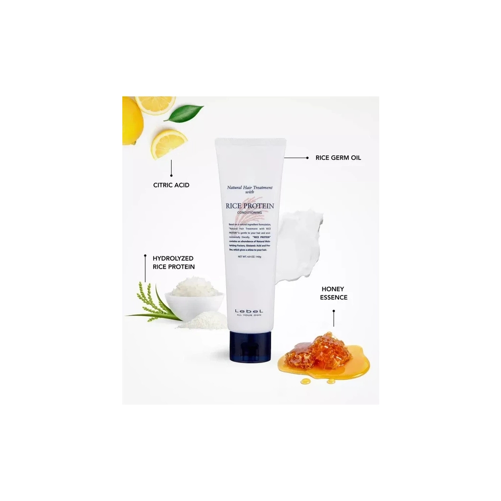 Маска для волосся Lebel Rice Protein Hair Mask 140 мл (4952195624959)