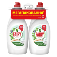 Fairy Sensitive hand dishwashing detergent Tea tree and mint 2 x 750 ml (8006530224956)