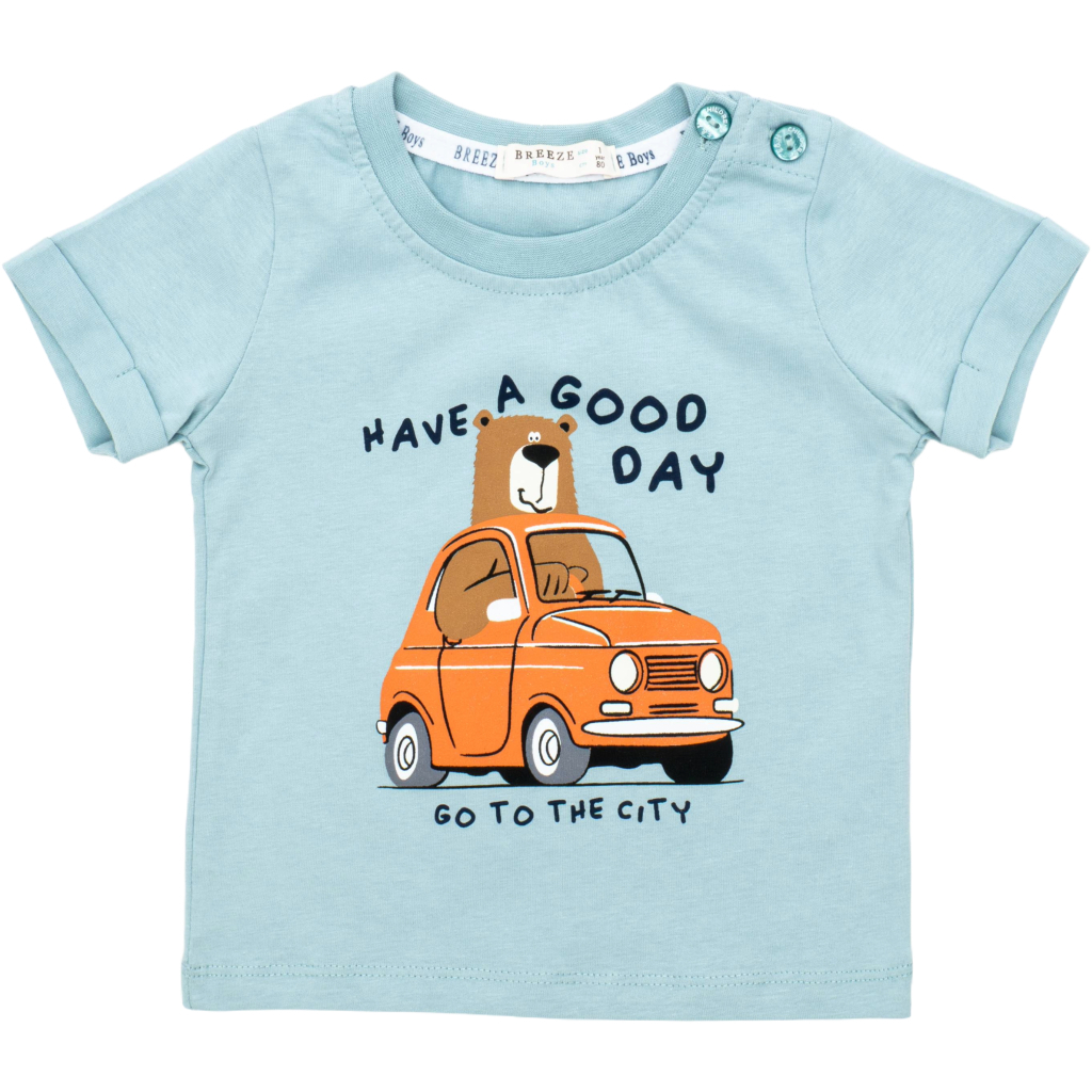 Набір дитячого одягу Breeze з машинкою (21599-98B-mint)