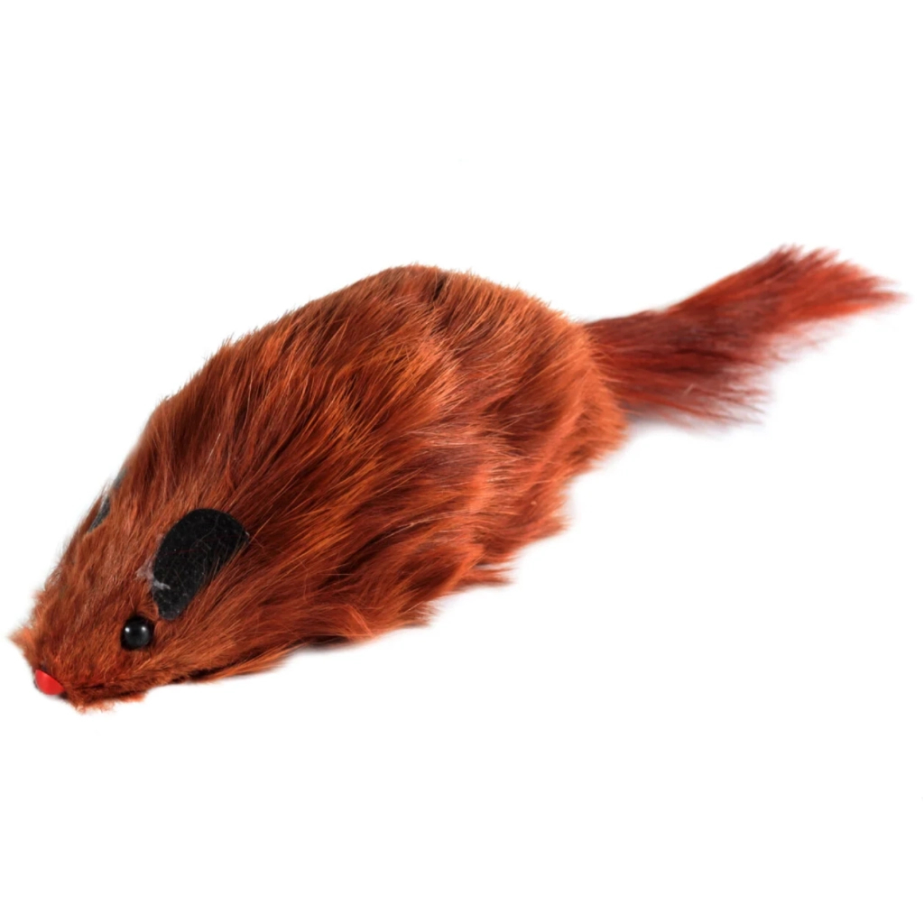 Іграшка для котів "FOX" Миша кольорова 10 см (5901436129202)