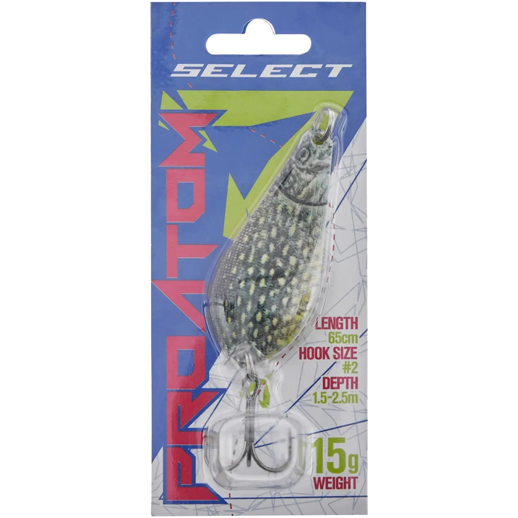 Блешня Select ProAtom 15.0g 65mm S51 (1870.74.14) Блешня Select ProAtom 15.0g 65mm S51 (1870.74.14)