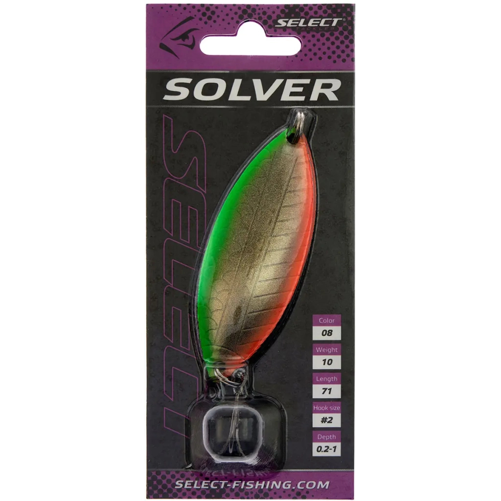 Блешня Select Solver 10.0g 71mm 08 (1870.67.96) Блешня Select Solver 10.0g 71mm 08 (1870.67.96)