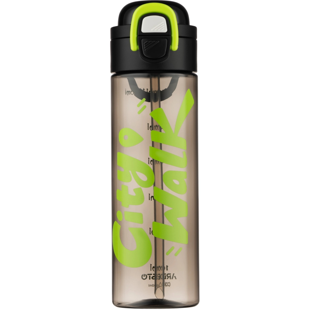 Пляшка для води ARDESTO City Walk 680мл, пластик, чорний (AR2268CL) Пляшка для води ARDESTO City Walk 680мл, пластик, чорний (AR2268CL)