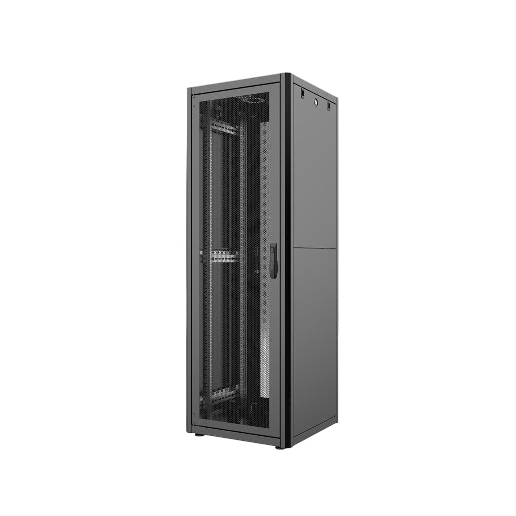 Шафа напольна Mirsan 42U GTN 19" 600x600, perforated door (MR.GTN42U66DE.01_PRF63)