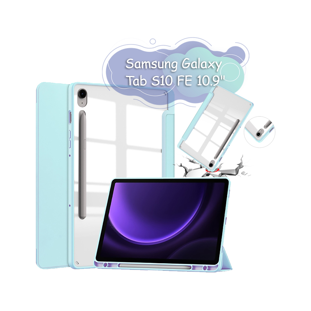 Чохол до планшета BeCover Soft Edge Samsung Galaxy Tab S10 FE (SM-X520/SM-X526) 10.9" Light Blue (713304)