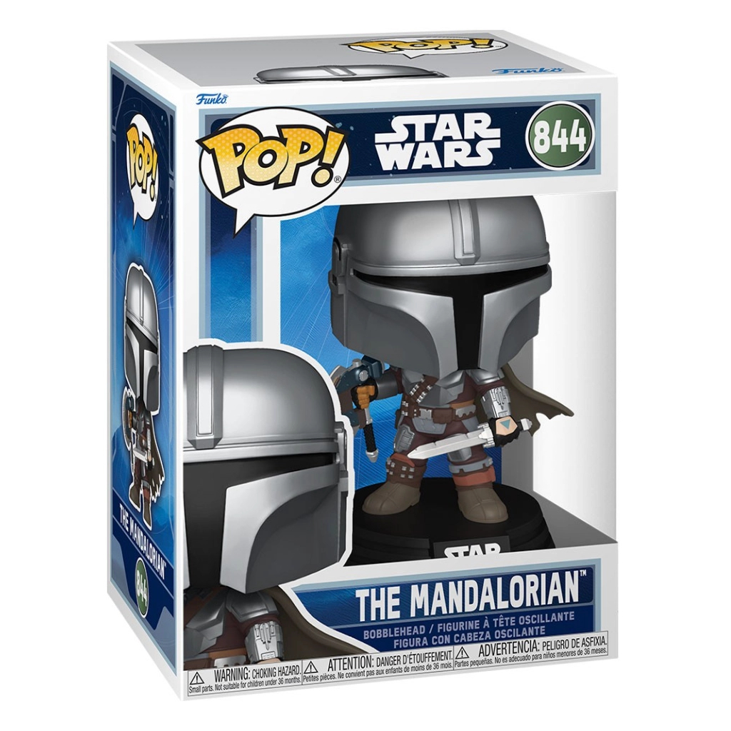 Фігурка Funko Pop серії Мандалорець і Ґроґу - Мандалорець зі зброєю (90824)