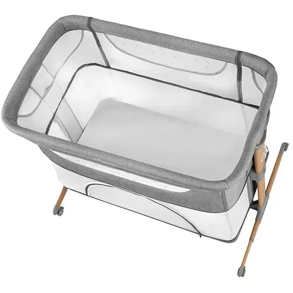 Ліжечко MoMi приставне SMART BED, gray (LOZE00002) Ліжечко MoMi приставне SMART BED, gray (LOZE00002)