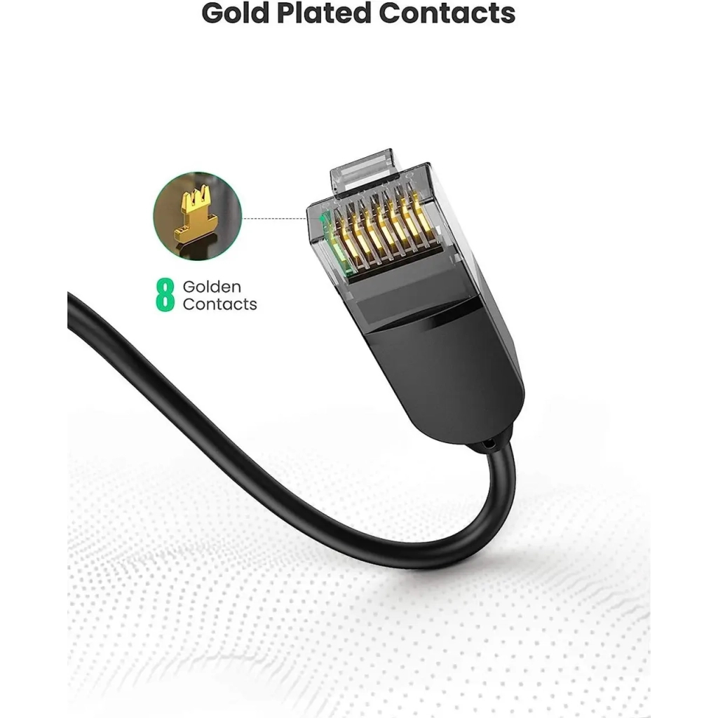Патч-корд 1.5м, U/UTP CAT 6A Copper Ethernet Cable тонкий(діаметр 2.8мм) NW122 Black Ugreen (70333) Патч-корд 1.5м, U/UTP CAT 6A Copper Ethernet Cable тонкий(діаметр 2.8мм) NW122 Black Ugreen (70333)