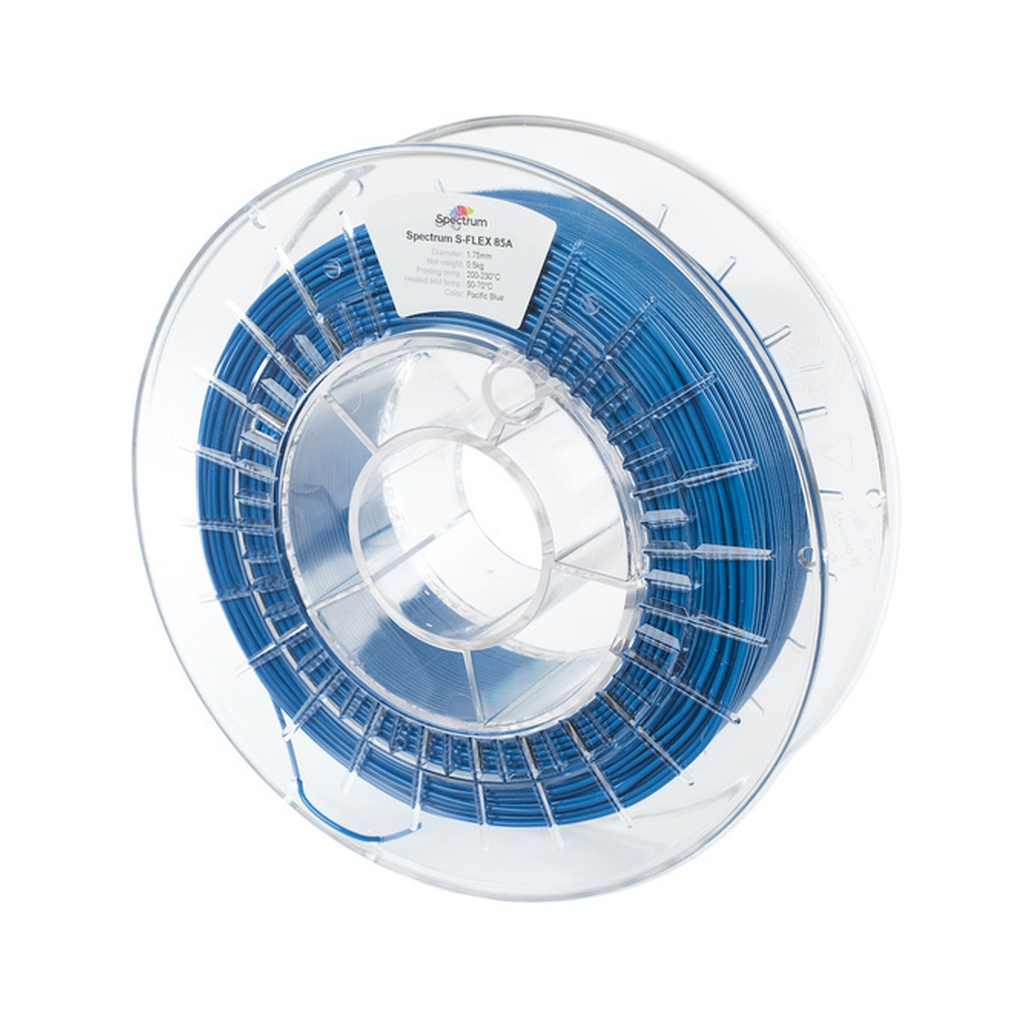 Пластик для 3D-принтера Spectrum S-Flex 85A 1.75mm 0.5kg Blue, Pacific RAL 5015 (80577)