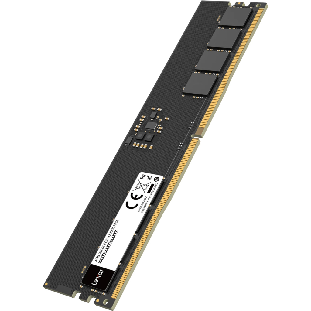 Модуль пам'яті для комп'ютера DDR5 16GB 5600 MHz Black Lexar (LD5U16G56C46ST-BGS) Модуль пам'яті для комп'ютера DDR5 16GB 5600 MHz Black Lexar (LD5U16G56C46ST-BGS)