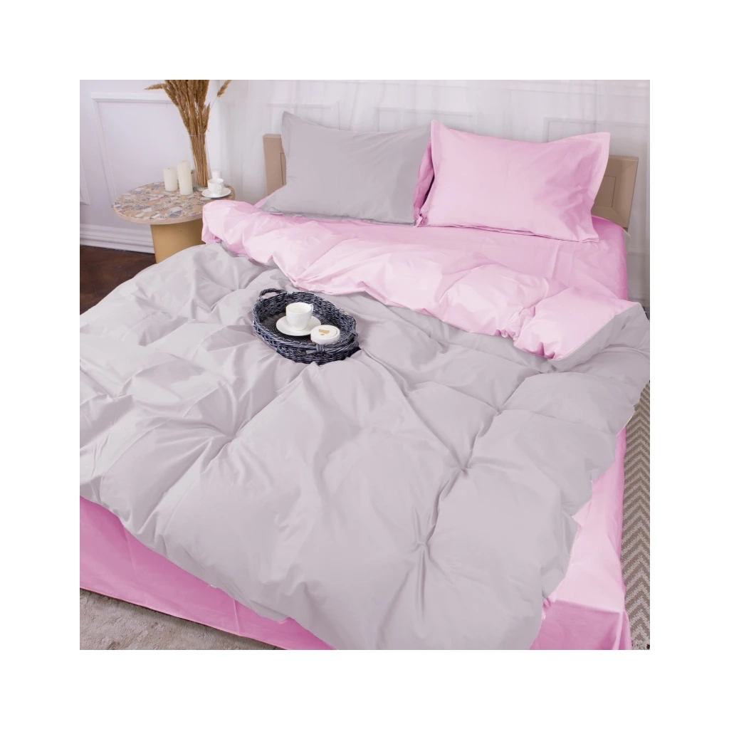 Постільна білизна MirSon Poplin Line 018 + 054 Richelle 175 x 210 (2200006282792)