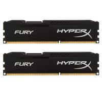 Модуль пам'яті для комп'ютера DDR3 16GB (2x8GB) 1600MHz HyperX Fury Black Kingston Fury (ex.HyperX) (HX316C10FBK2/16)