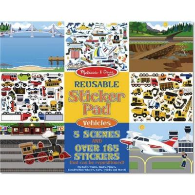 Набір для творчості Melissa&Doug многоразовые наклейки "Транспорт" (MD4199)