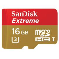 Карта пам'яті SanDisk 16GB microSDHC Extreme UHS-I U3 (SDSDQXN-016G-G46A)