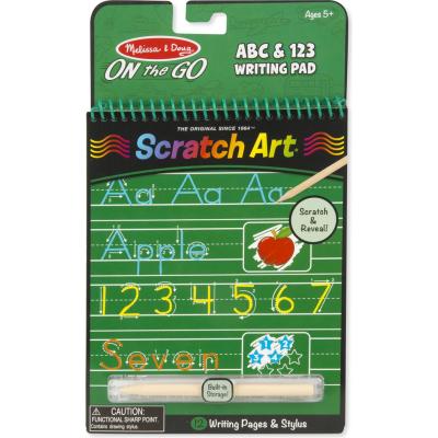 Набір для творчості Melissa&Doug Альбом царапок Буквы и цифры (MD9142)