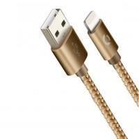 Дата кабель USB 2.0 AM to Micro 5P 1.0m Ace Champagne Cord (CDA-M1-2CH)