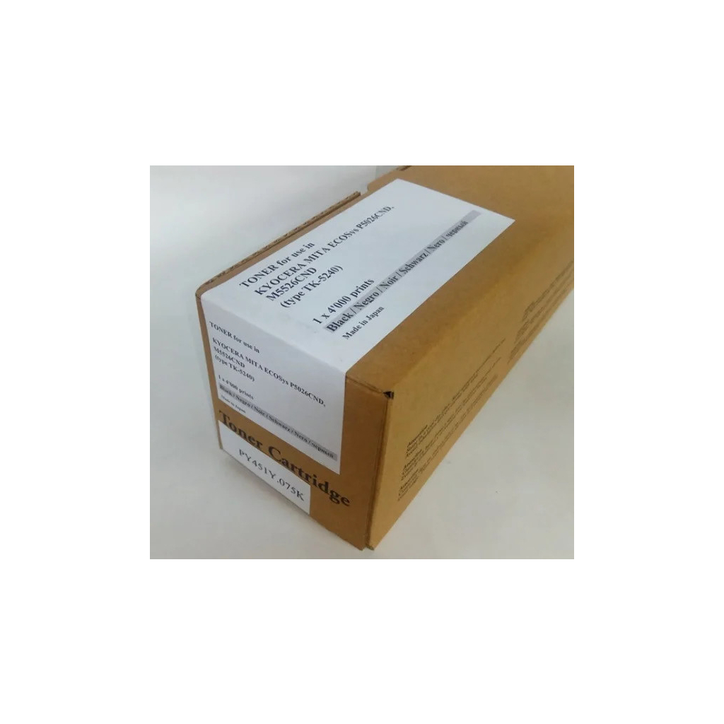 Тонер-картридж Tomoegawa KYOCERA TK-5240K P5026/M5526 Black + chip (P5026/M5526) (PY451Y.075K)